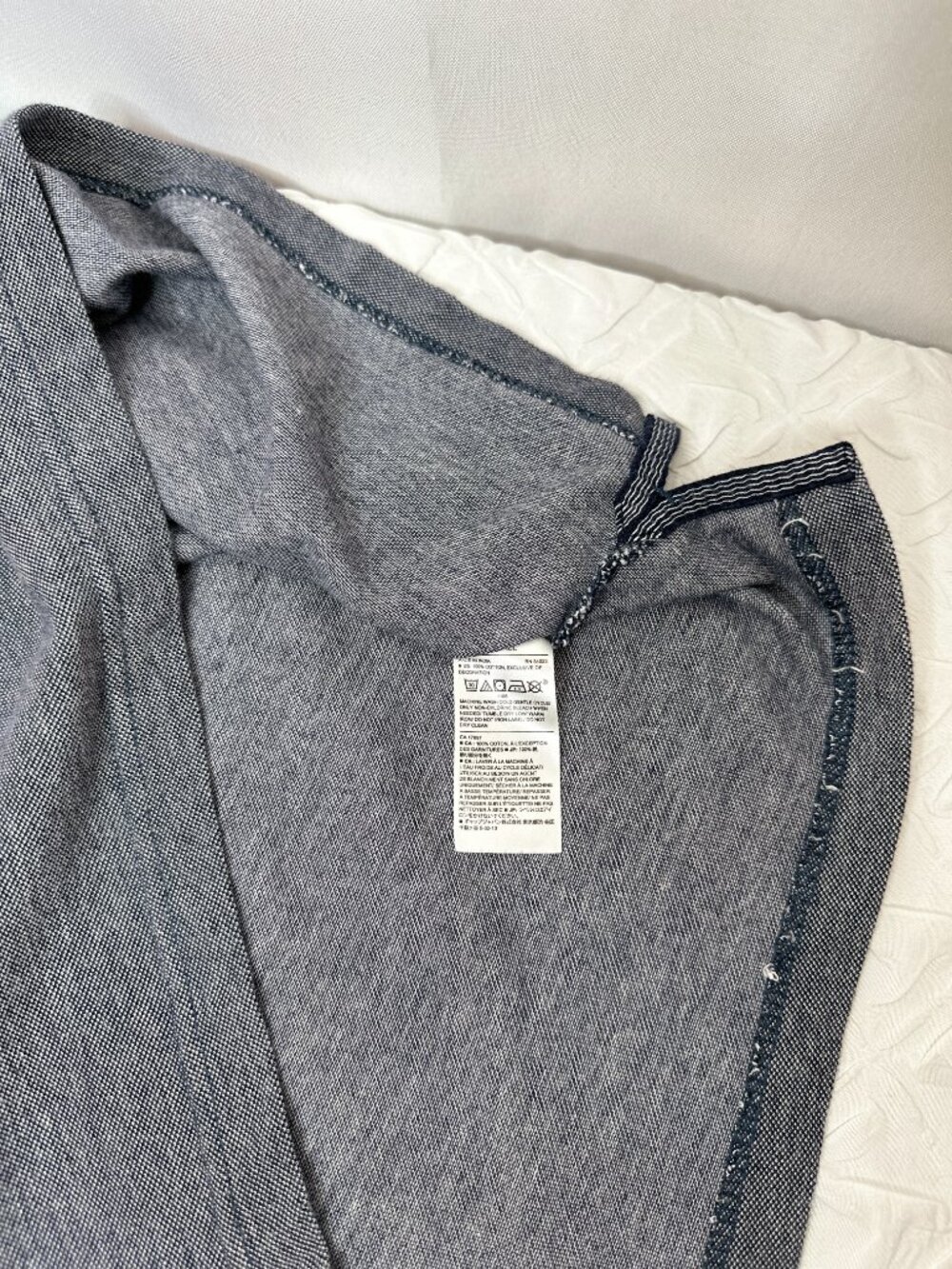 Banana Republic Organic Cotton Pique Polo, XLarge-Tall Minimalist Preppy Classic - Picture 4 of 6